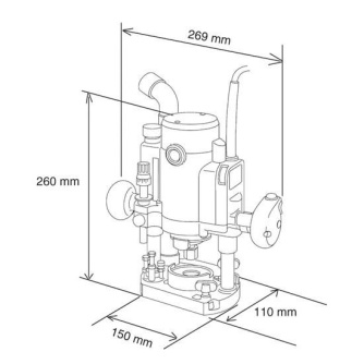 Купить Фрезер Makita RP 1110 С фото №5