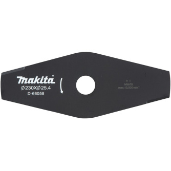 Купить Нож Makita для травы d230x25,4 мм, 2 зуба   D-66058 фото №1